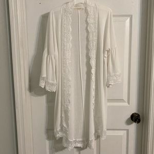 Cream Lace Kimono